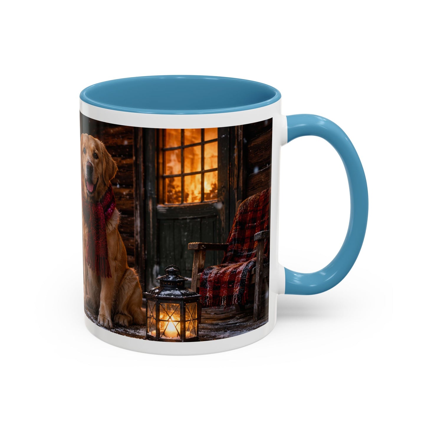 Golden Retriever Winter Holiday Coffee Mug (11oz)