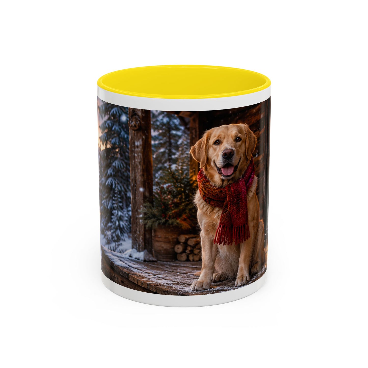 Golden Retriever Winter Holiday Coffee Mug (11oz)