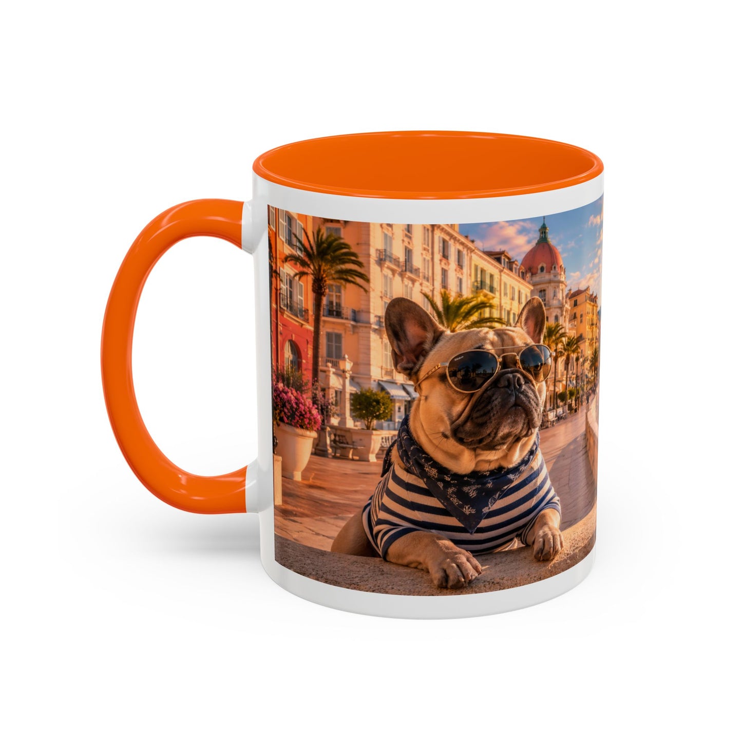 French Bulldog Beach Time Coffee Mug (11oz)