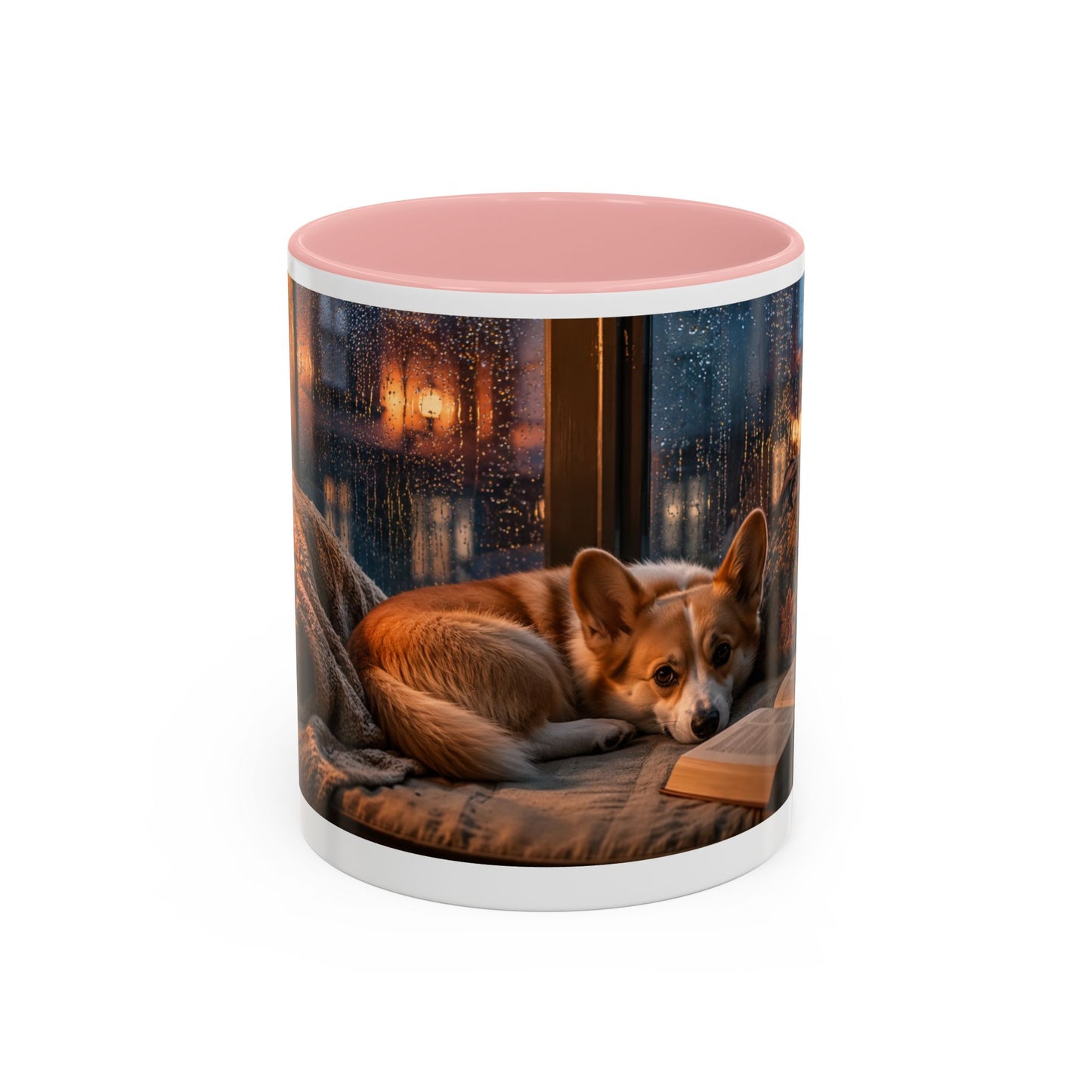 Corgi Warm Reading Nook Coffee Mug (11oz)