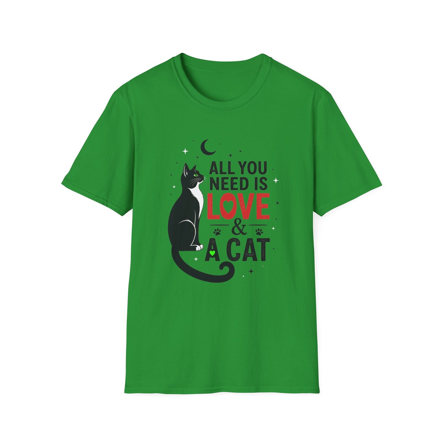 All You Need Is Love & A Cat T-Shirt