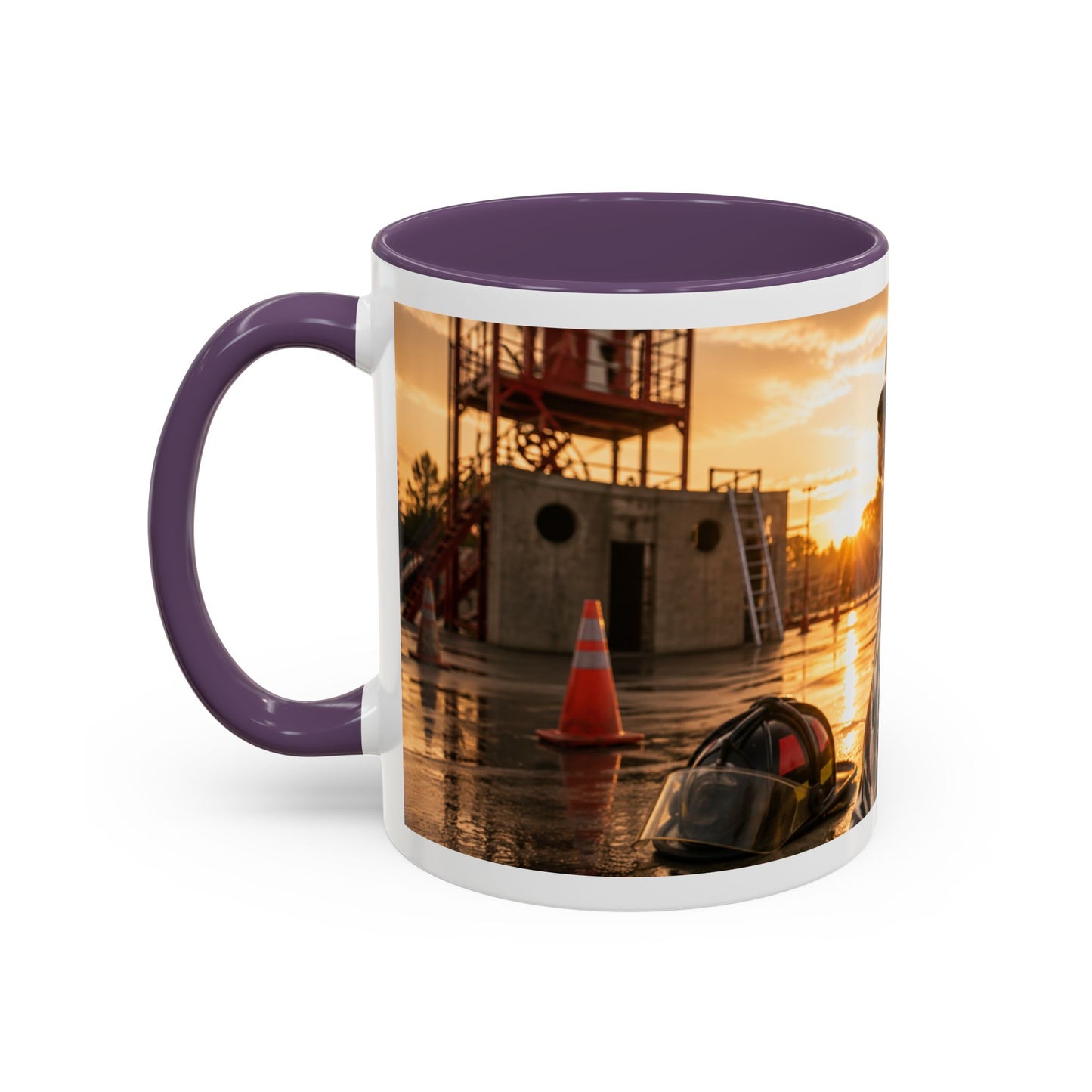 Dalmatian Firehouse Sunset Coffee Mug (11oz)
