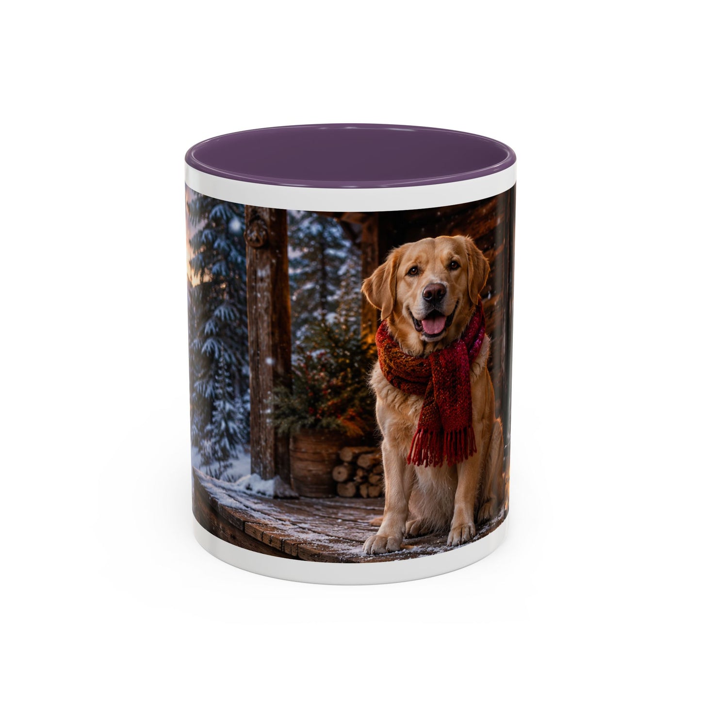 Golden Retriever Winter Holiday Coffee Mug (11oz)