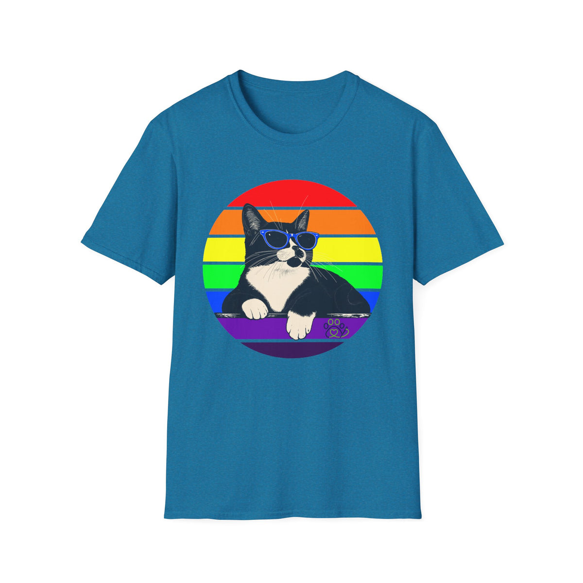 Rainbow Retro Graphic Charlie T-Shirt