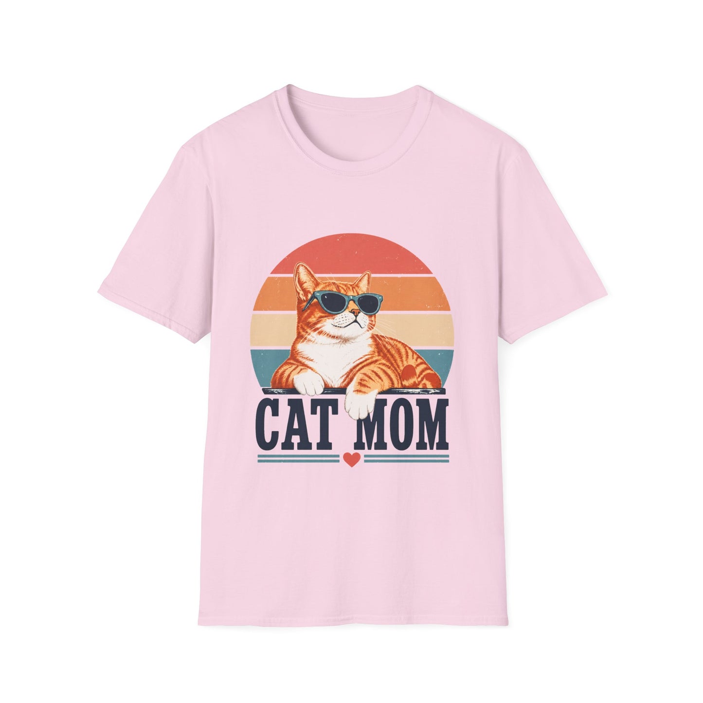 Cat Mom T-Shirt - Orange