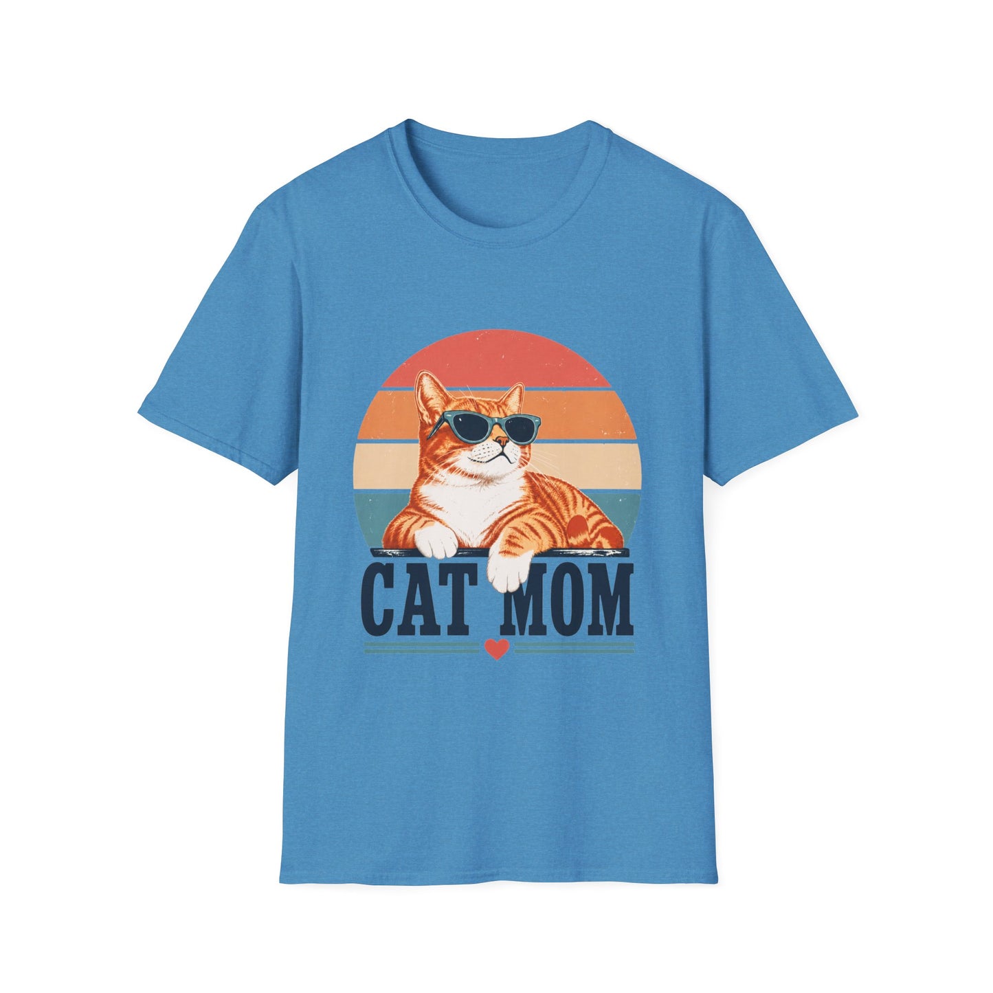 Cat Mom T-Shirt - Orange