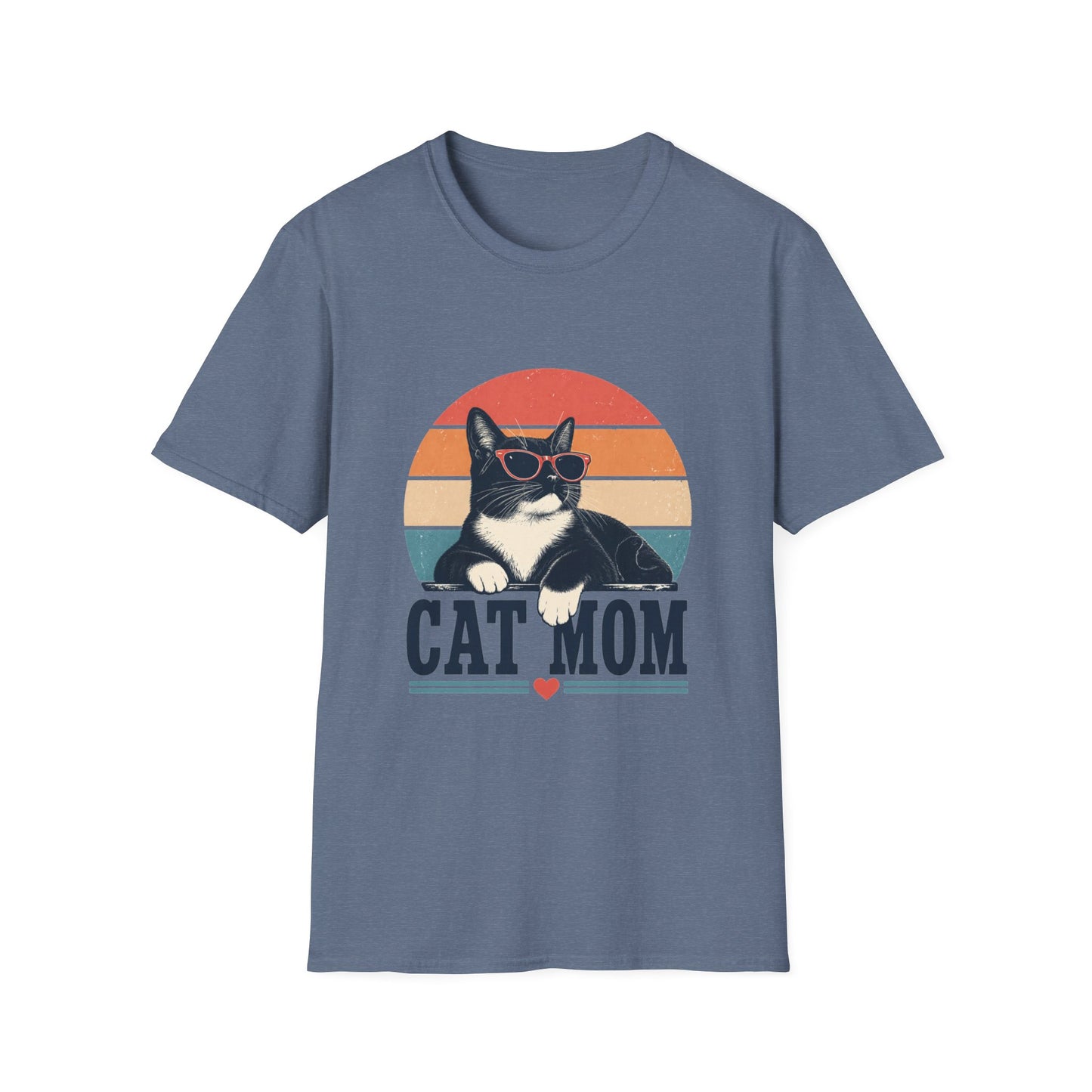 Cat Mom T-Shirt Tuxedo Cat