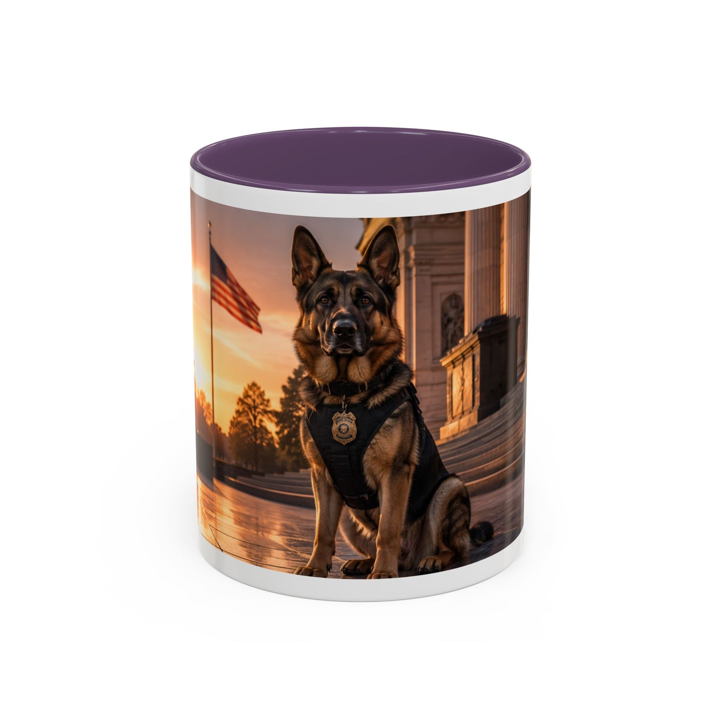 Patriotic K9 Police Dog Coffee Mug (11oz)