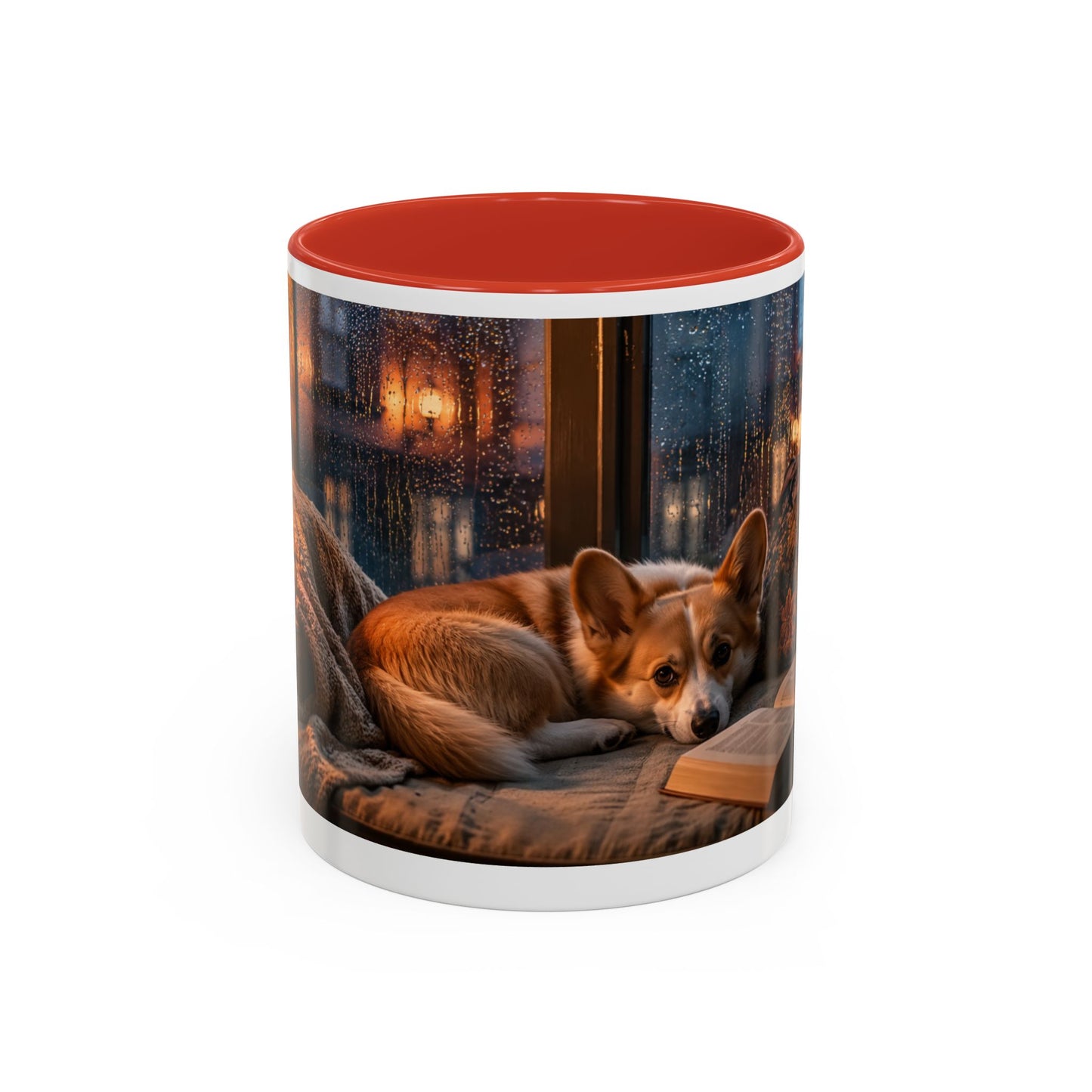 Corgi Warm Reading Nook Coffee Mug (11oz)