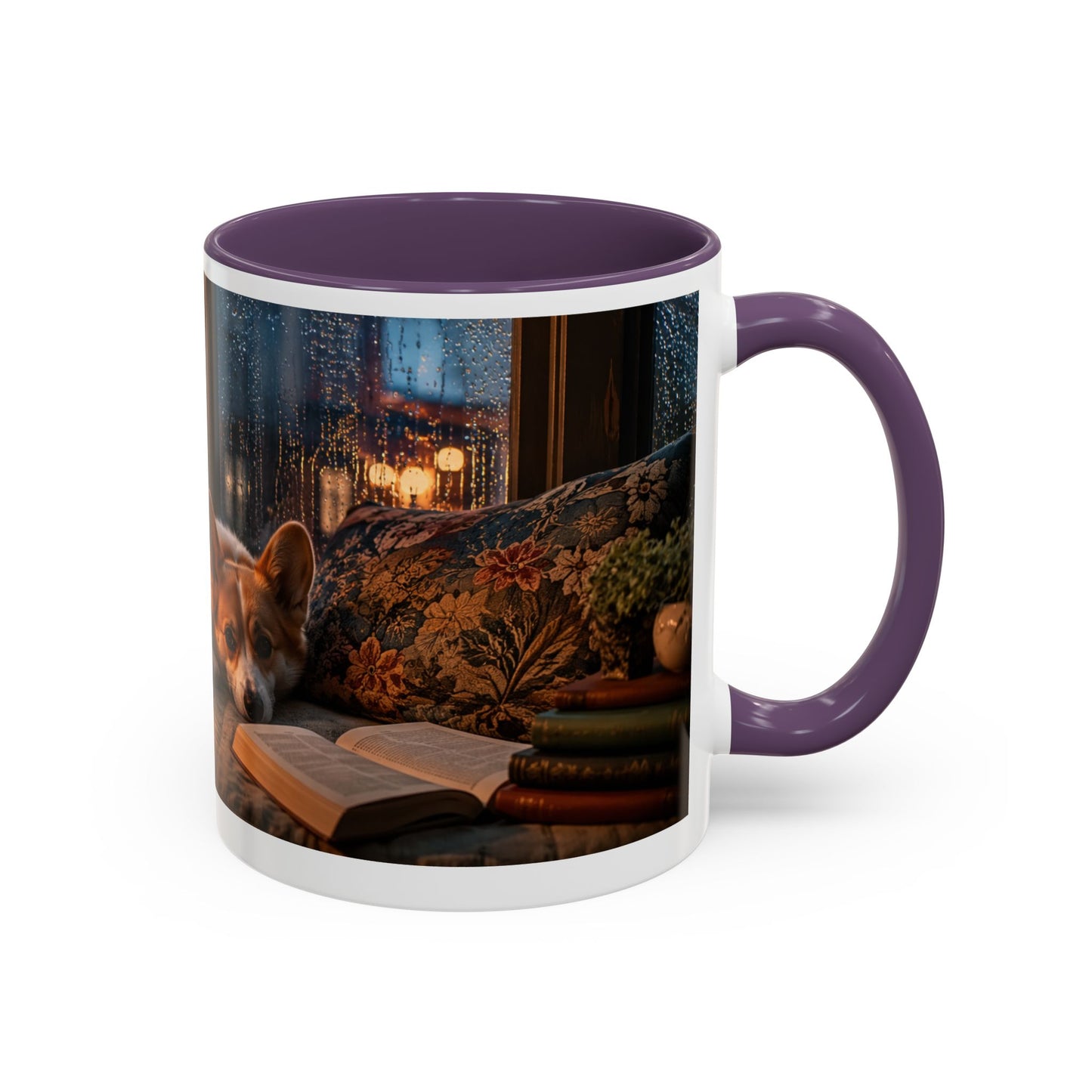 Corgi Warm Reading Nook Coffee Mug (11oz)
