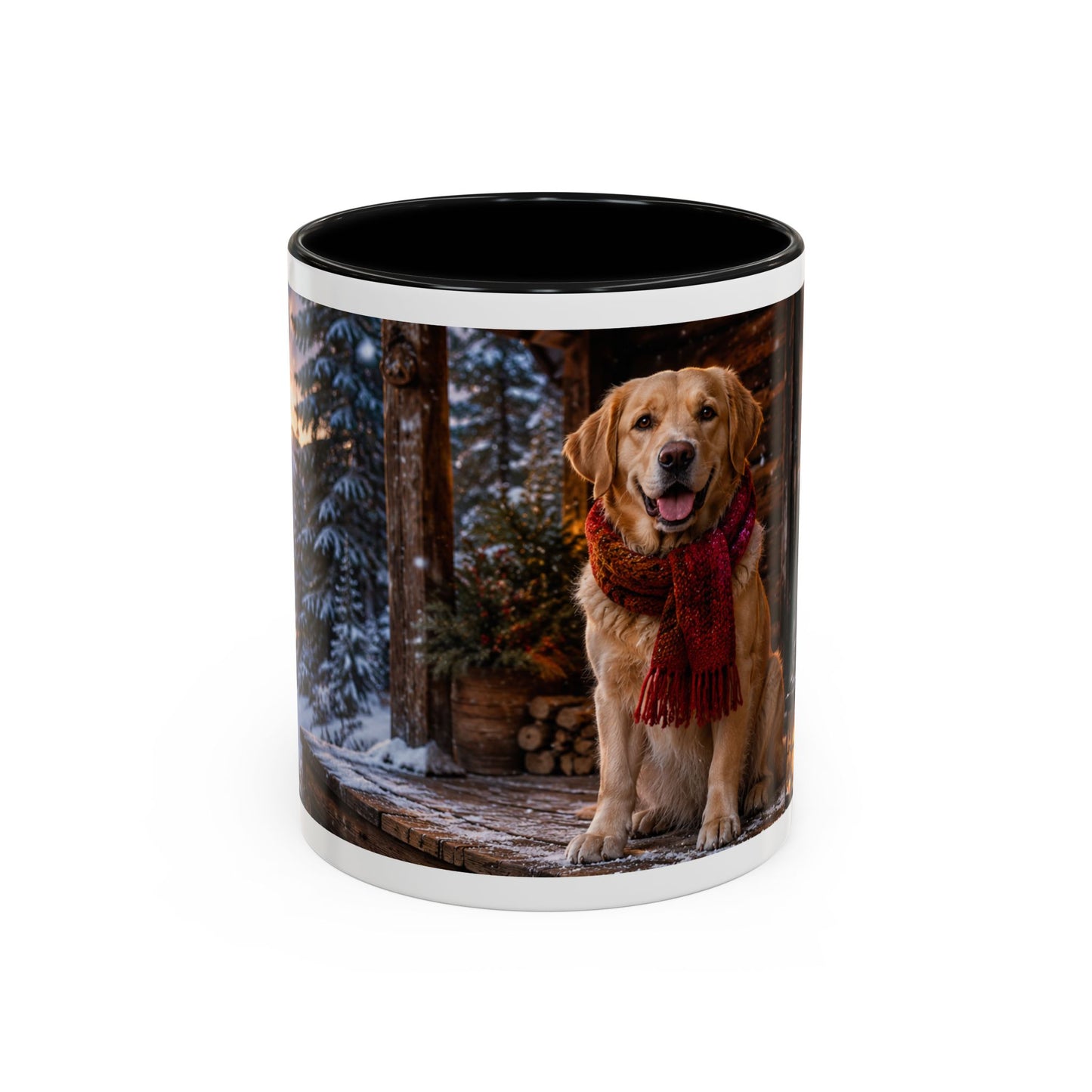 Golden Retriever Winter Holiday Coffee Mug (11oz)