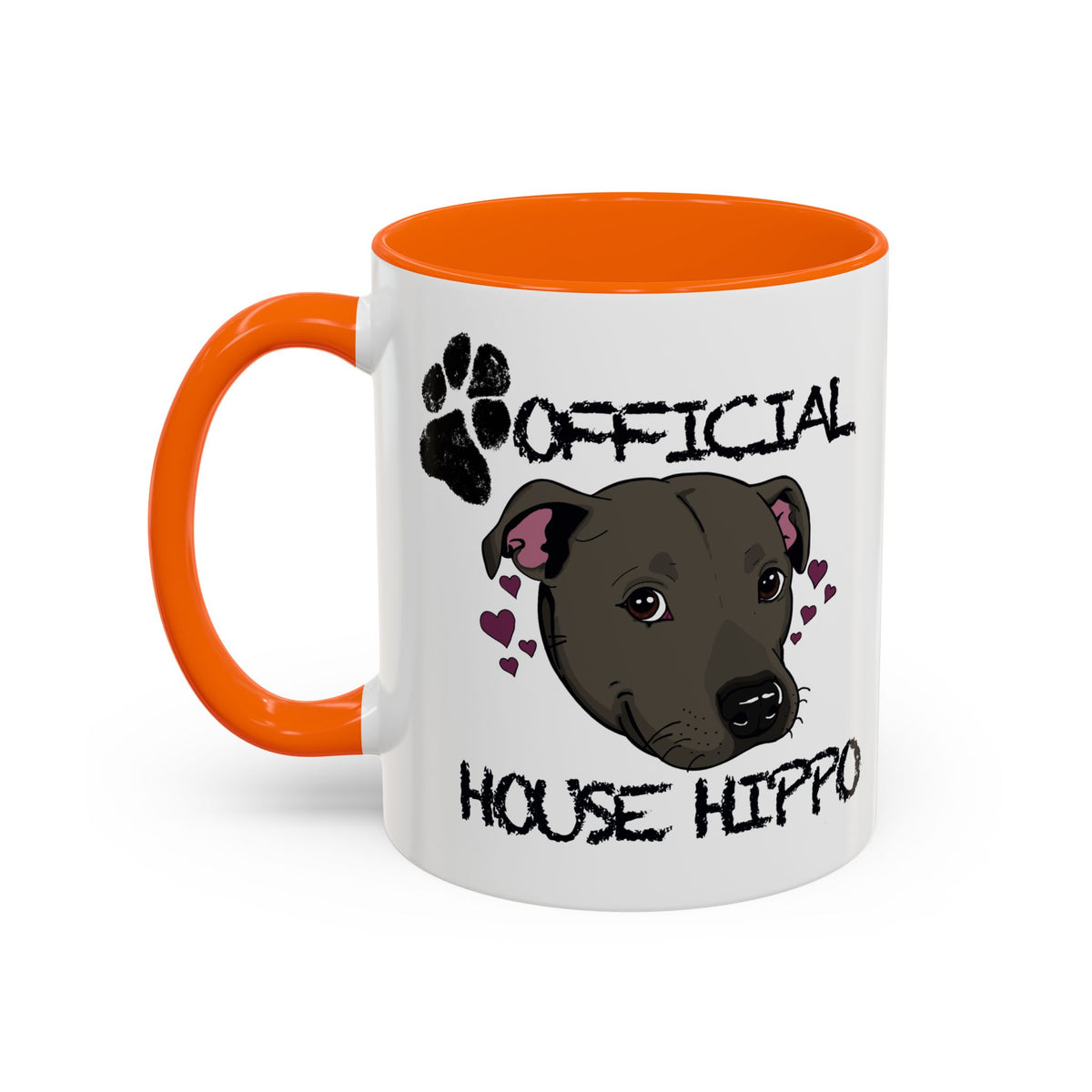 House Hippo Pawprint Mug (11 and 15oz)