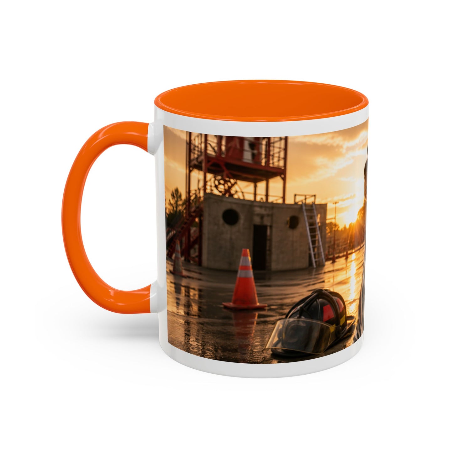 Dalmatian Firehouse Sunset Coffee Mug (11oz)