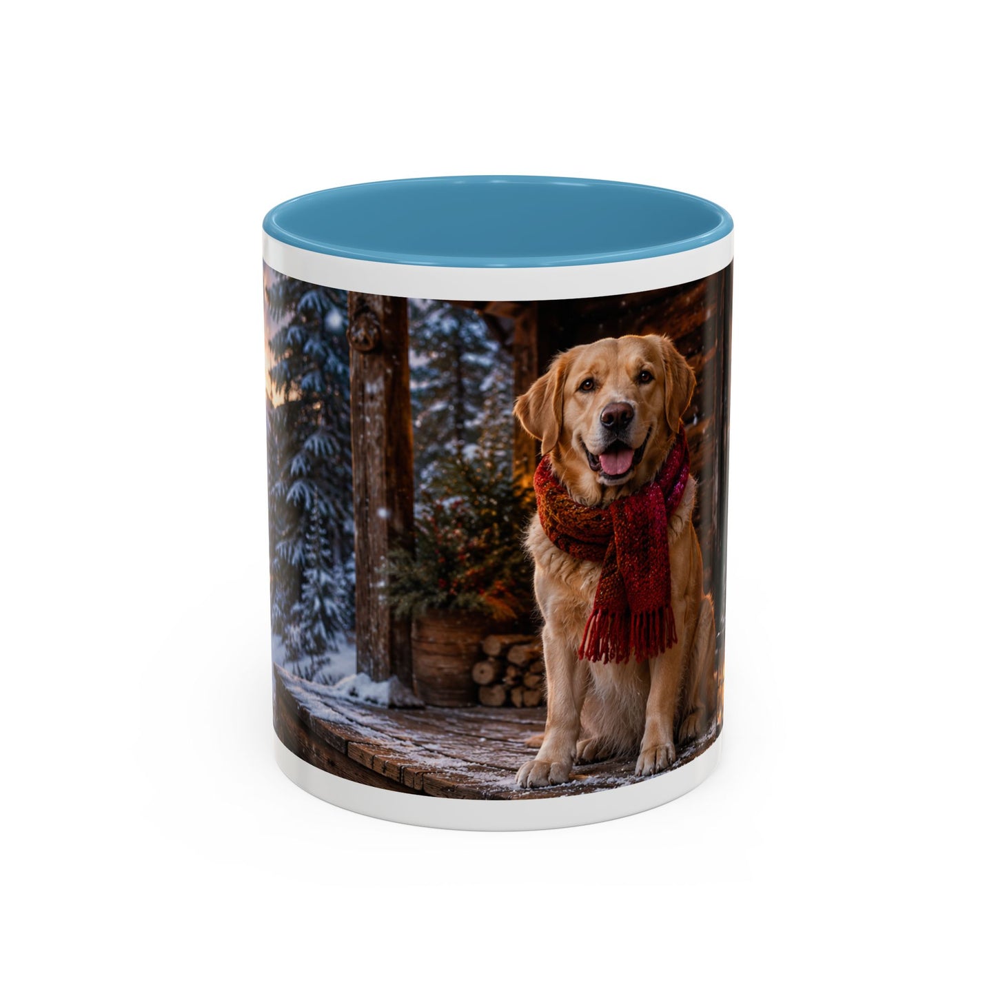 Golden Retriever Winter Holiday Coffee Mug (11oz)