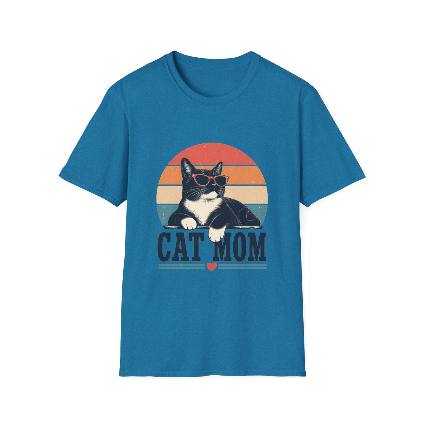 Cat Mom T-Shirt Tuxedo Cat