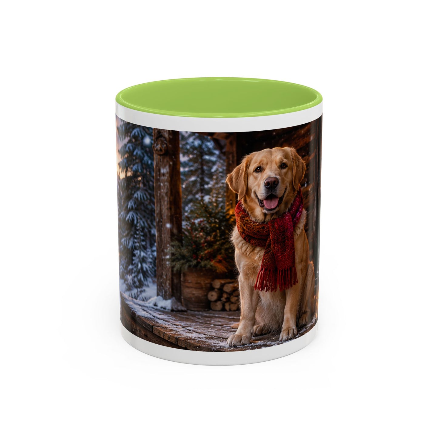 Golden Retriever Winter Holiday Coffee Mug (11oz)