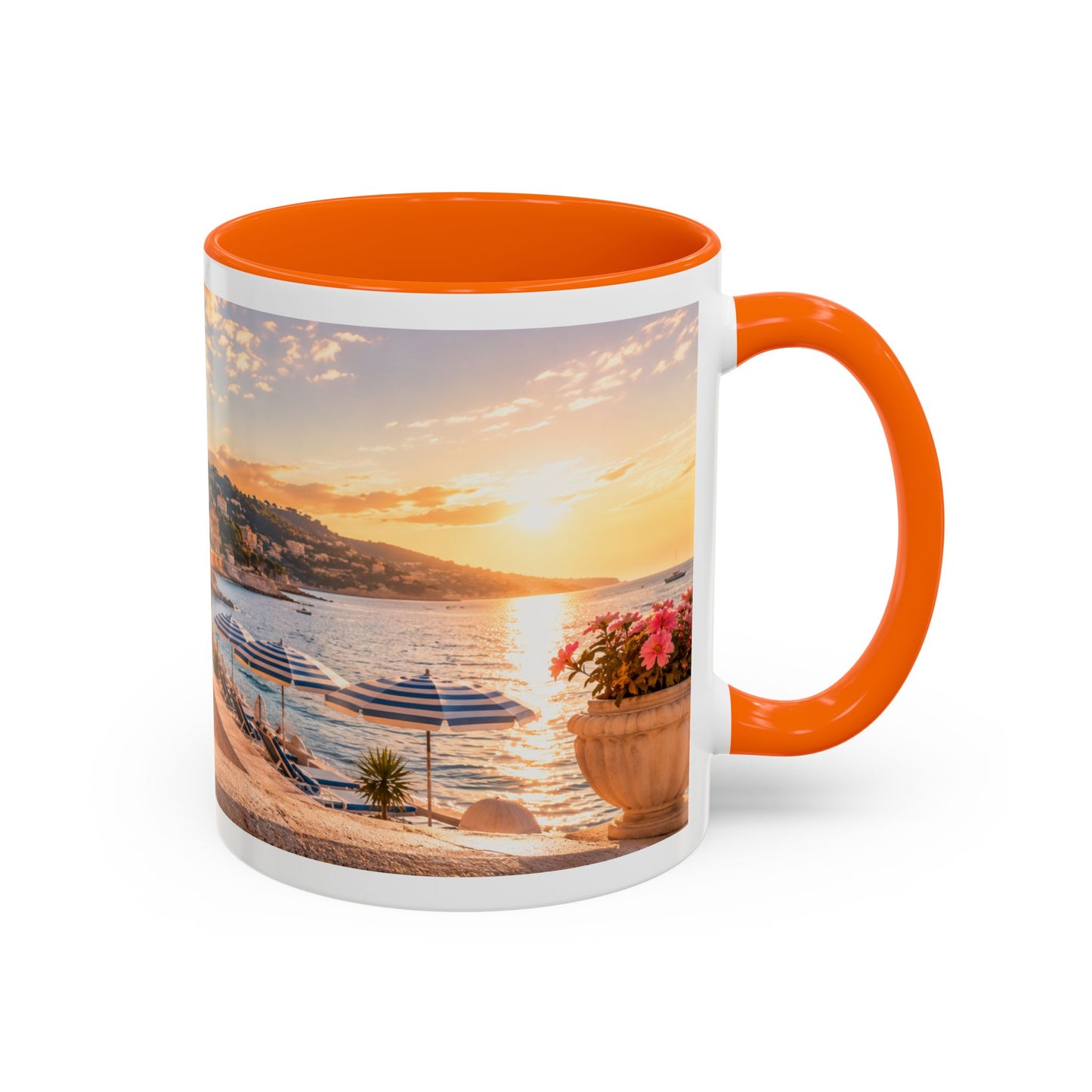 French Bulldog Beach Time Coffee Mug (11oz)