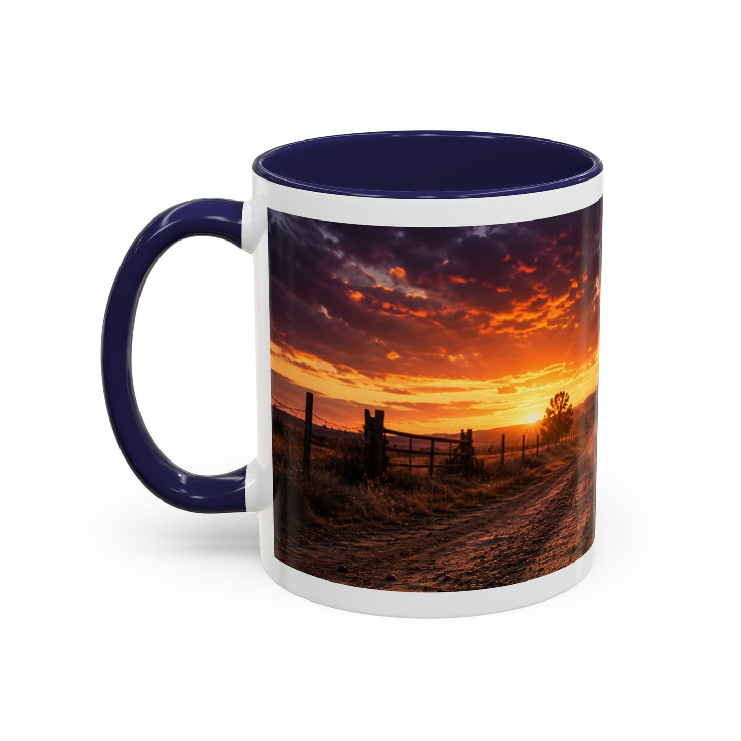 Police K9 Coffee Mug - German Shepherd with Patrol SUV at Sunset (11/15oz)