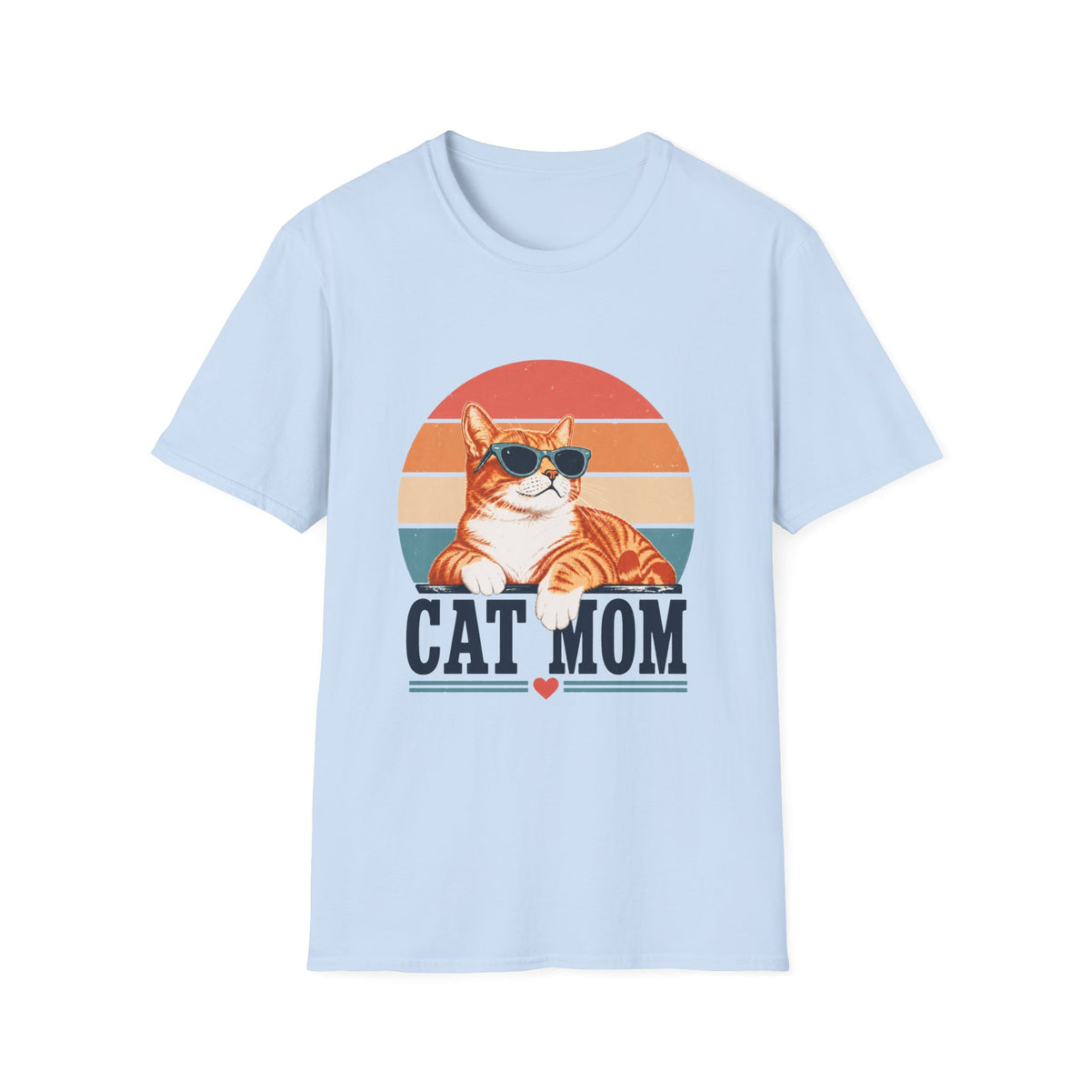Cat Mom T-Shirt - Orange