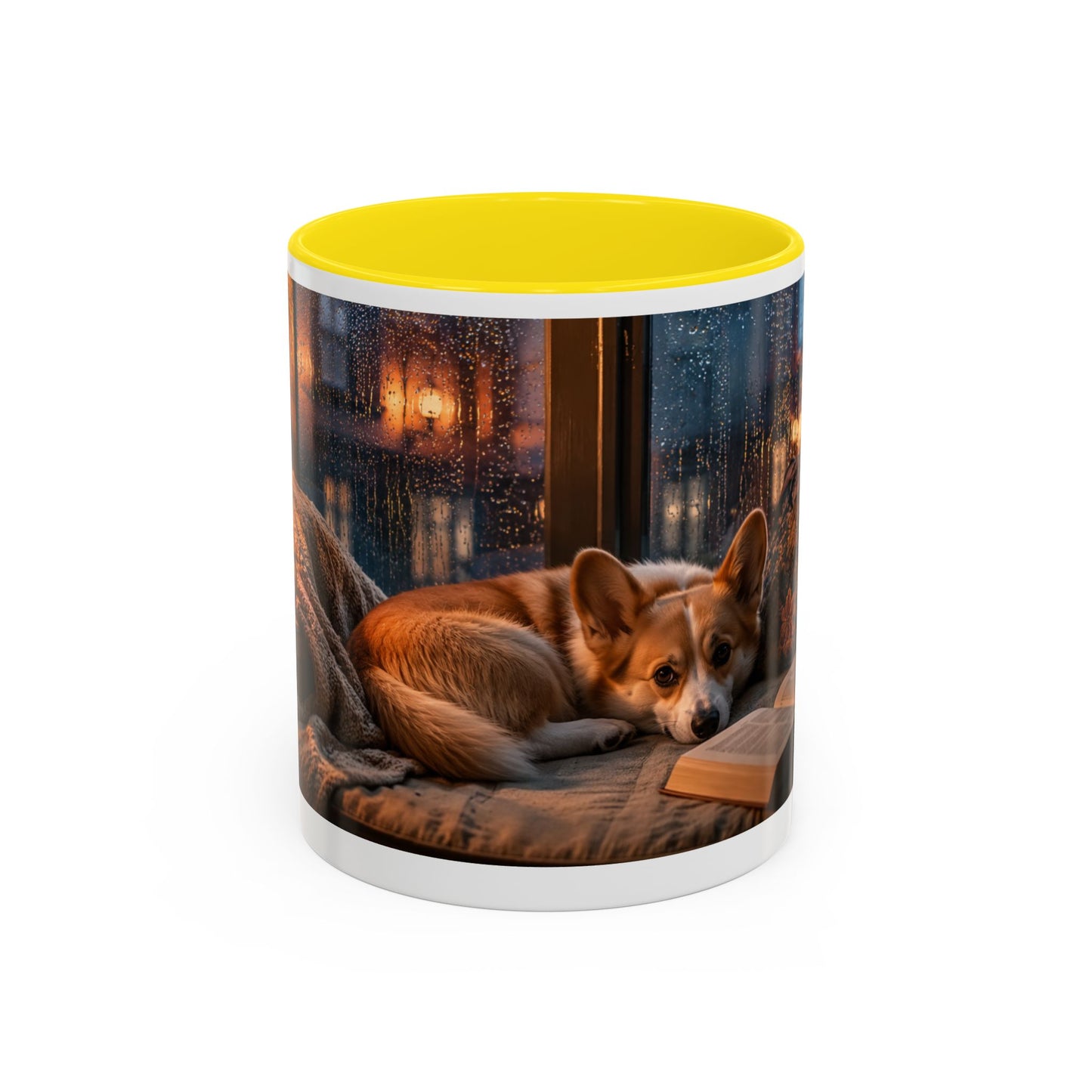 Corgi Warm Reading Nook Coffee Mug (11oz)