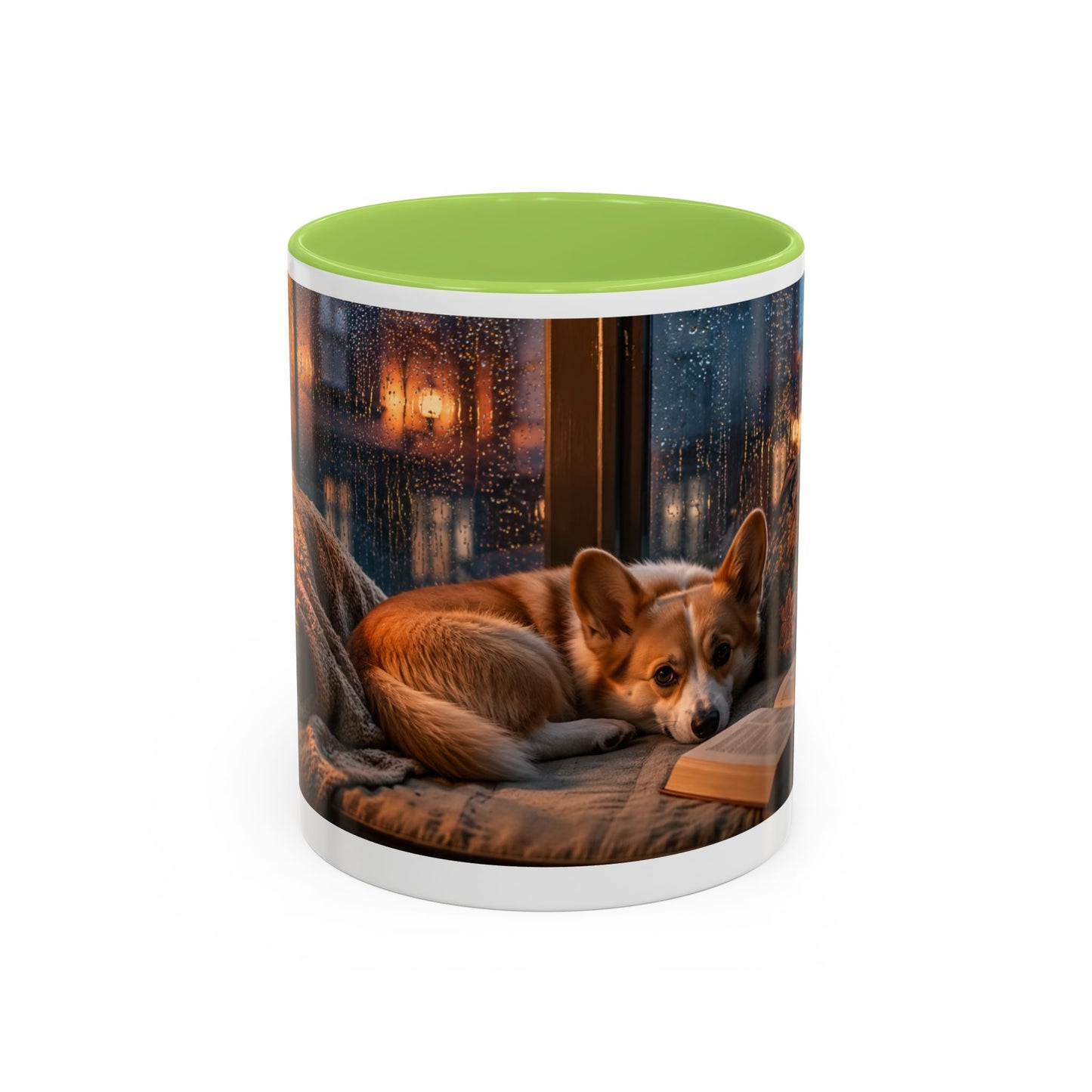 Corgi Warm Reading Nook Coffee Mug (11oz)