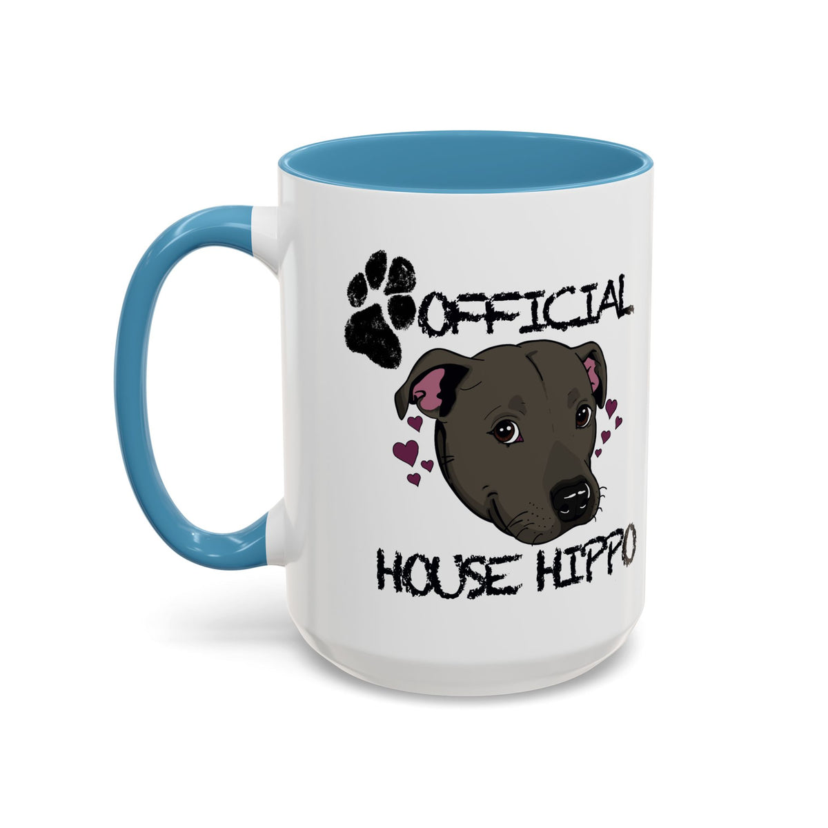 House Hippo Pawprint Mug (11 and 15oz)