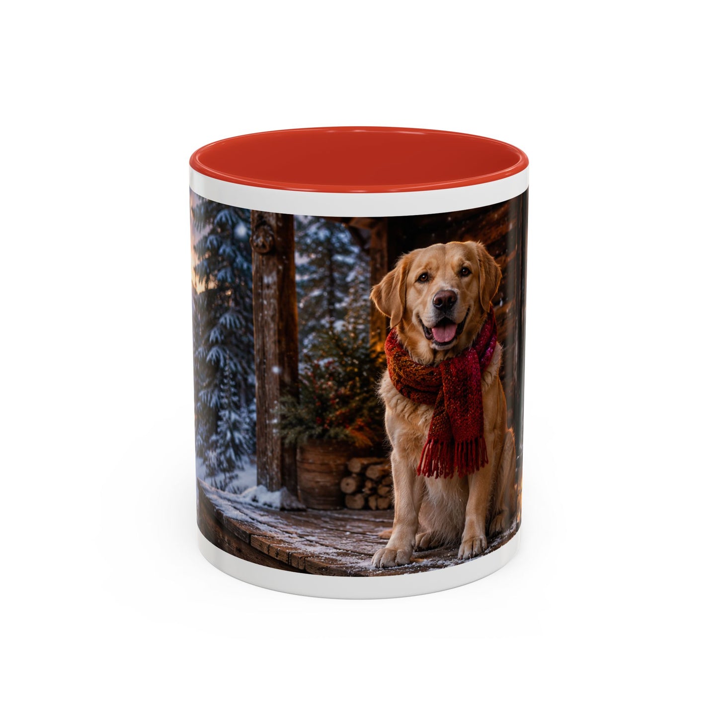 Golden Retriever Winter Holiday Coffee Mug (11oz)