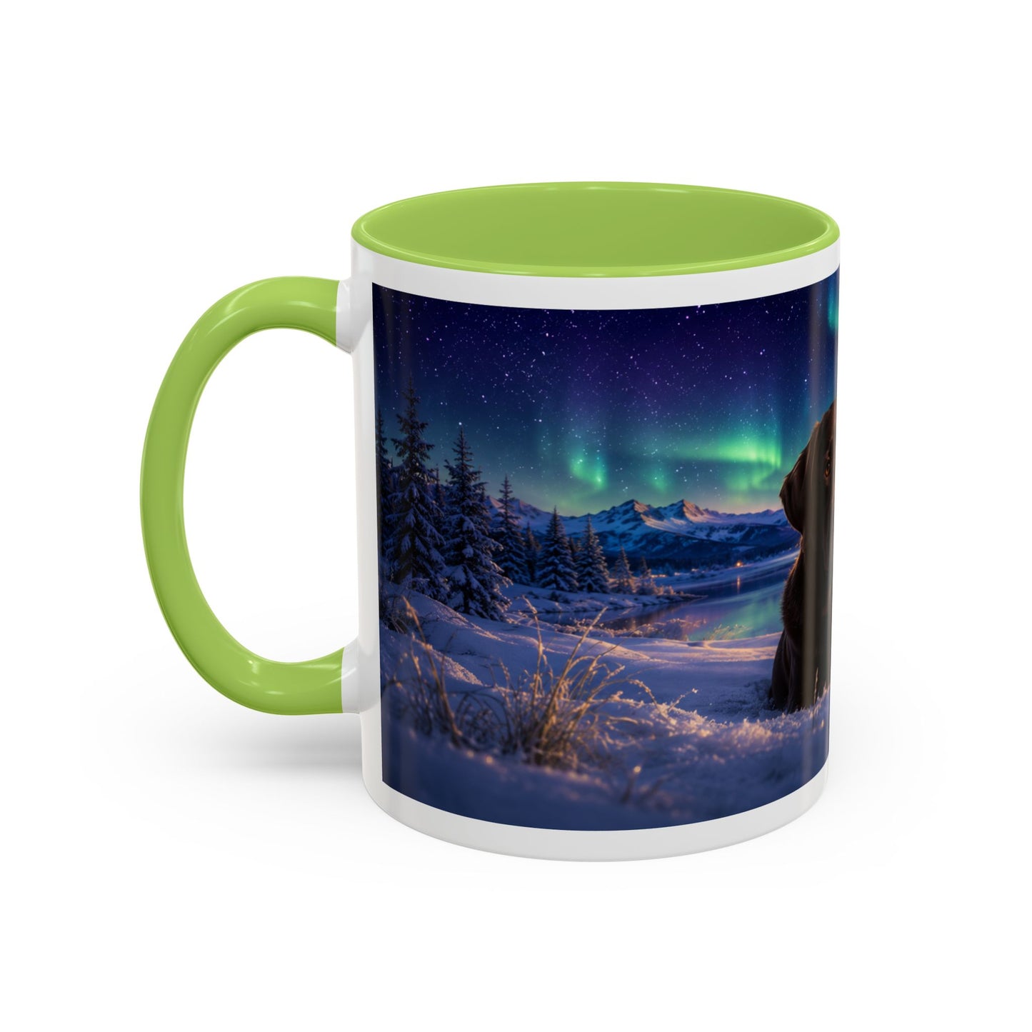 Chocolate Lab Aurora Coffee Mug (11oz)