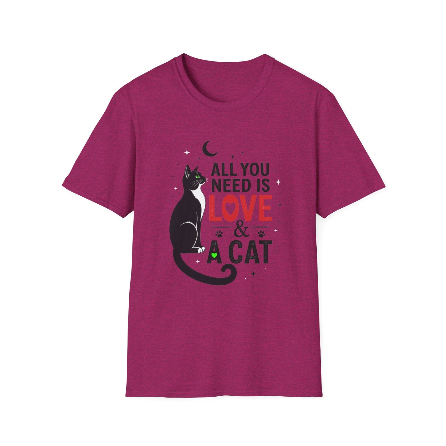 All You Need Is Love & A Cat T-Shirt