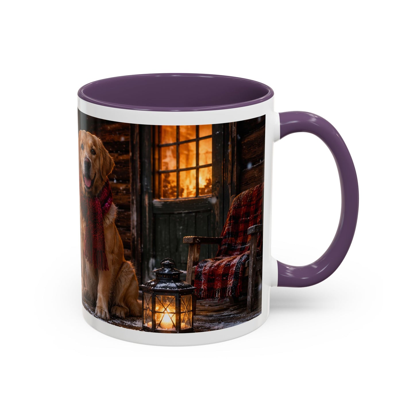 Golden Retriever Winter Holiday Coffee Mug (11oz)