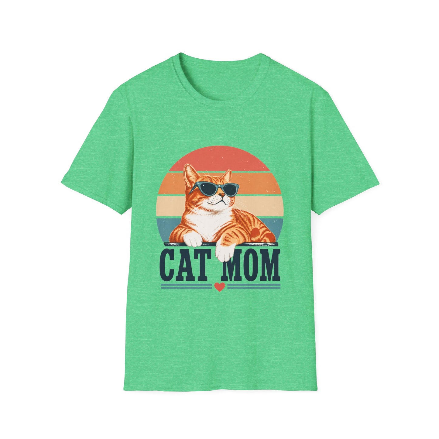 Cat Mom T-Shirt - Orange