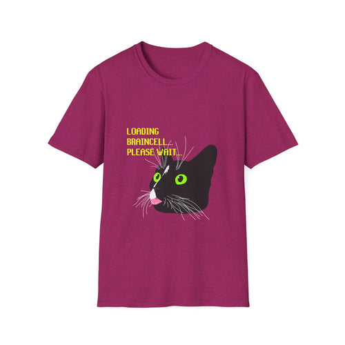 Cat T-Shirt - Loading Braincell Please Wait