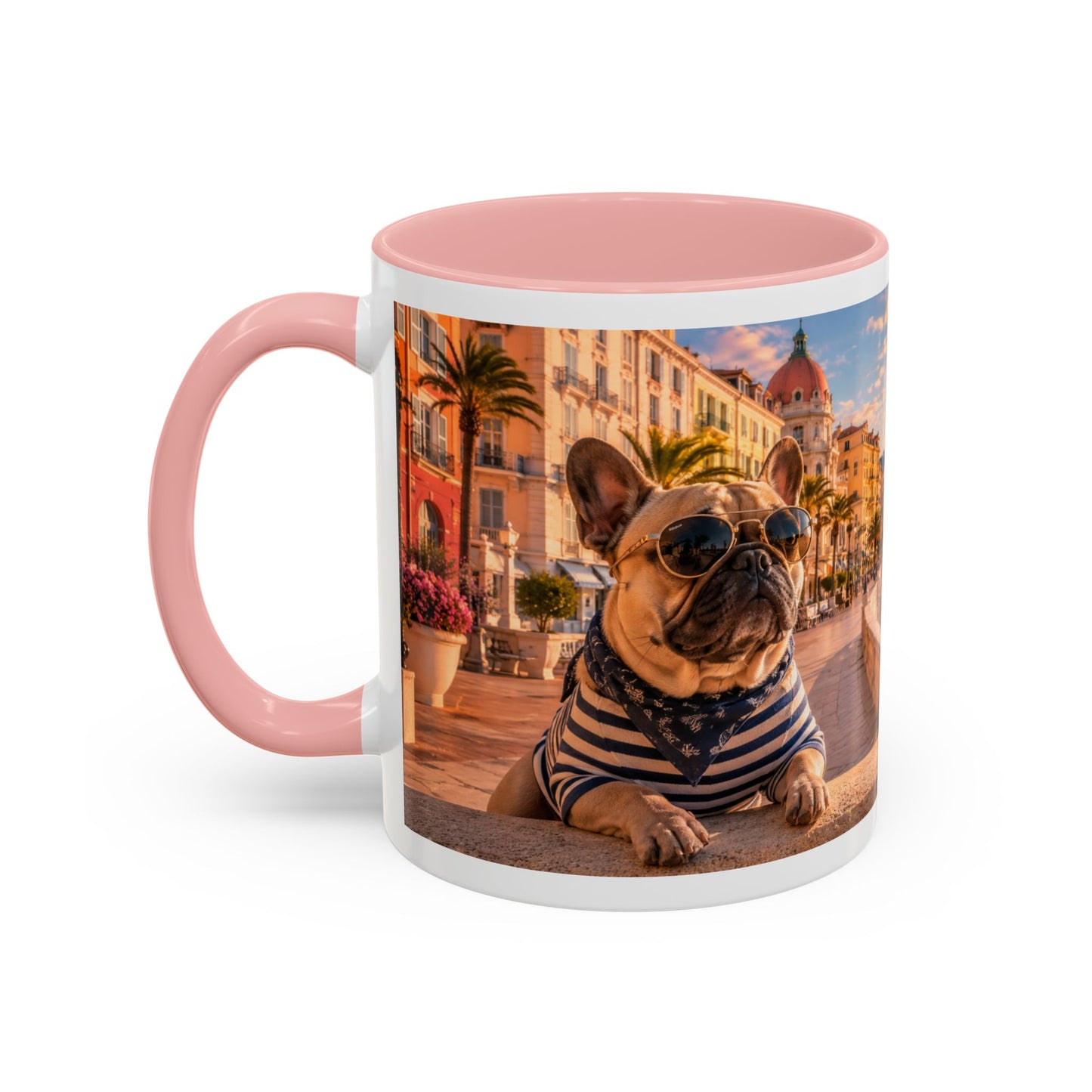 French Bulldog Beach Time Coffee Mug (11oz)
