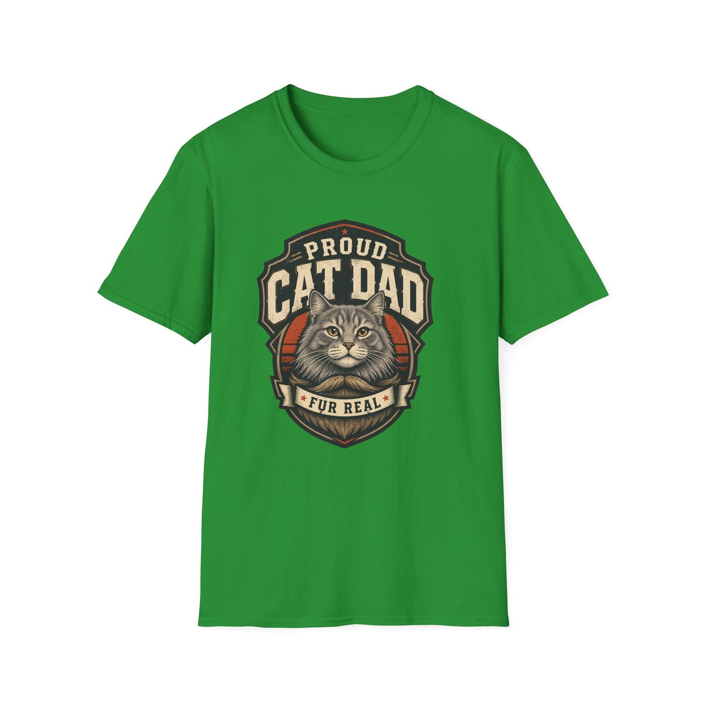 Cat Dad T-Shirt — Proud Cat Dad Fur Real