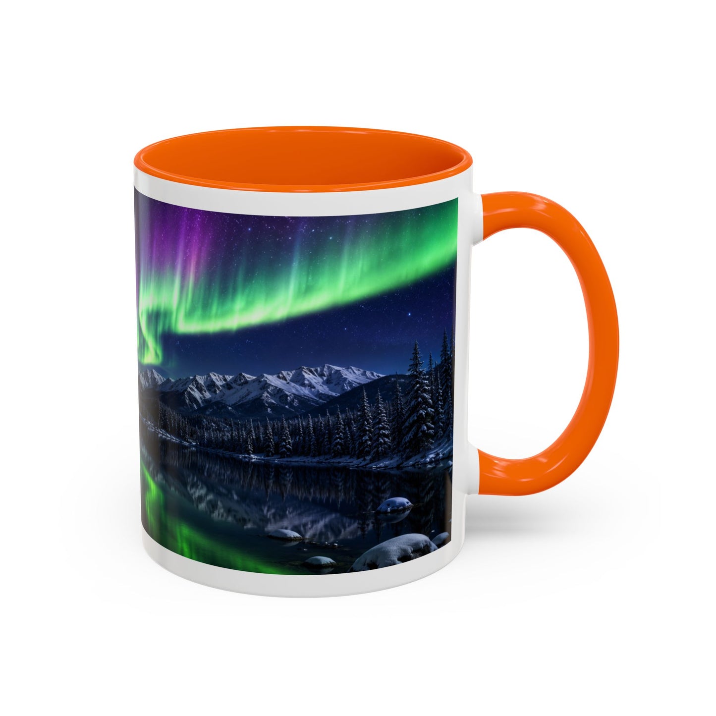 American Bulldog Aurora Night Coffee Mug