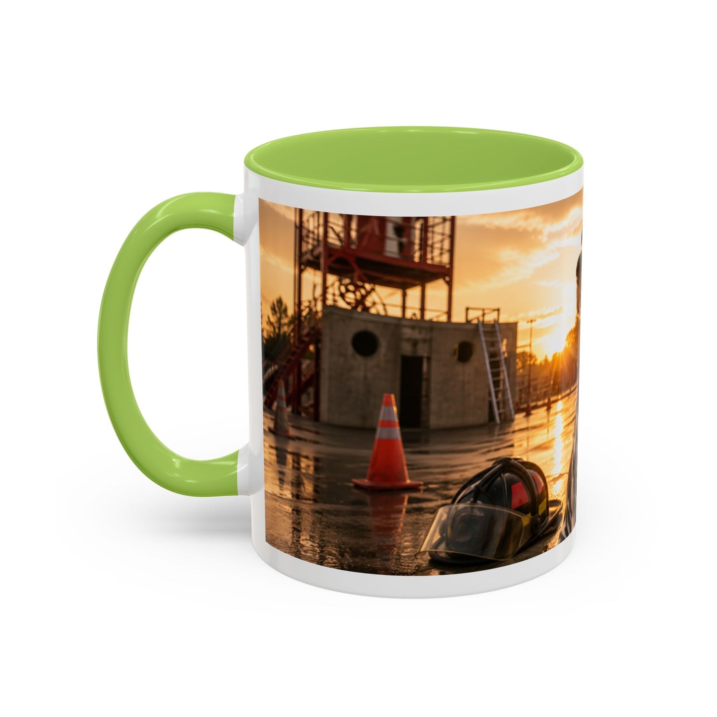 Dalmatian Firehouse Sunset Coffee Mug (11oz)