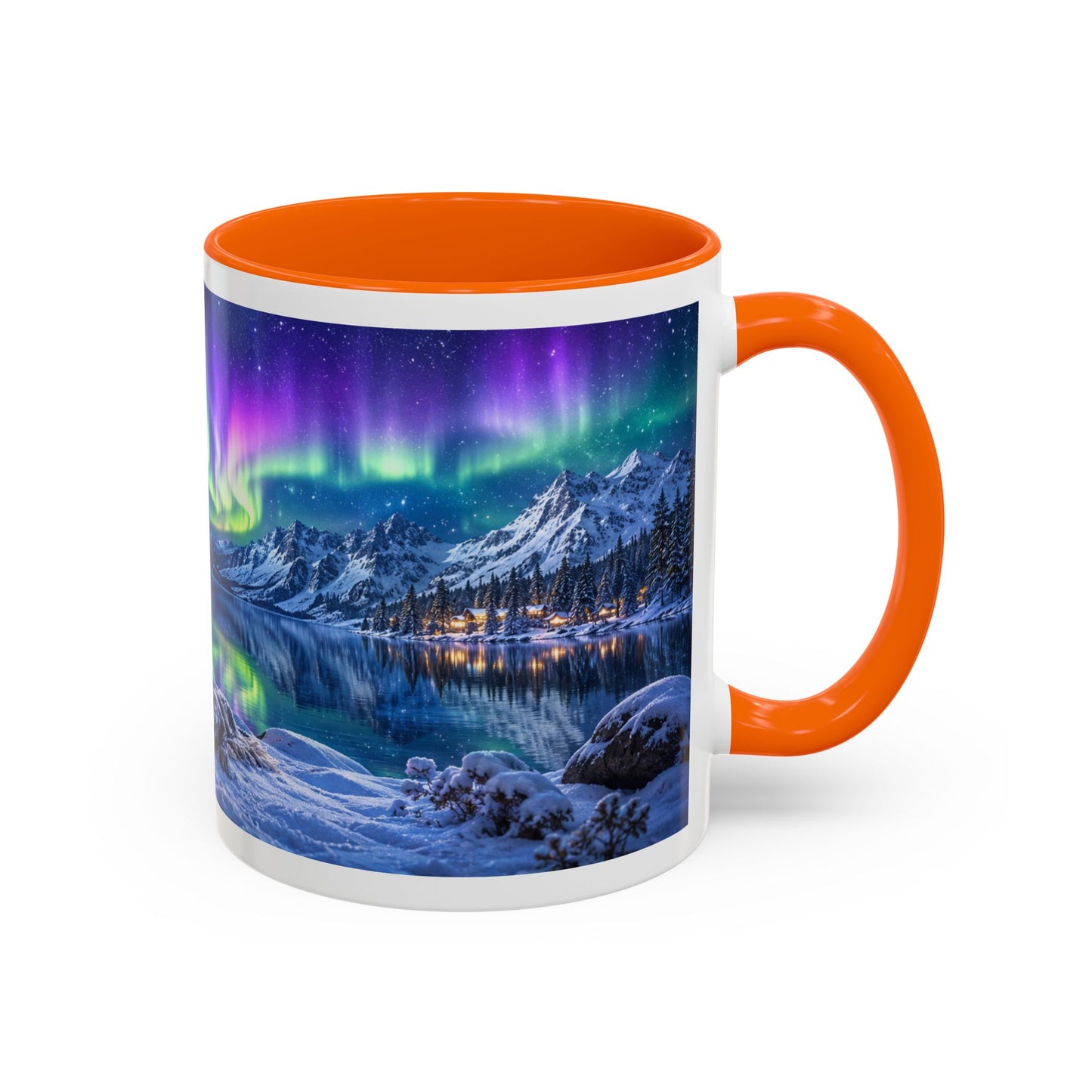 Corgi Under the Northern Lights Coffee Mug (11oz)