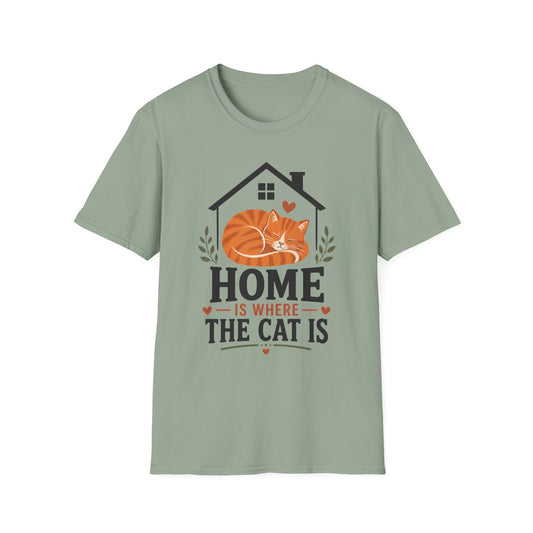 Home Is Where The Cat Is T-Shirt