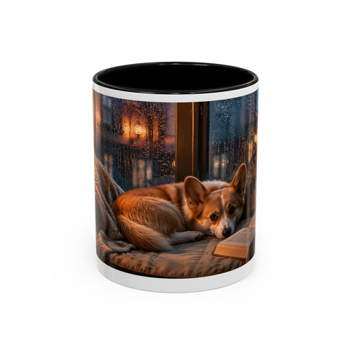 Corgi Warm Reading Nook Coffee Mug (11oz)