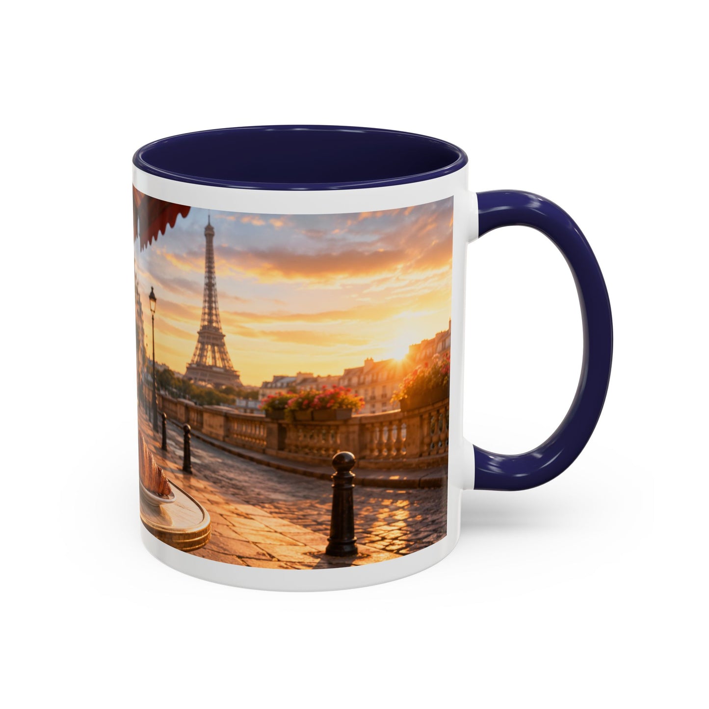 French Bulldog Paris Café Coffee Mug (11oz)