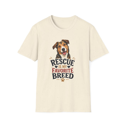 Rescue Is My Favorite Breed T-Shirt