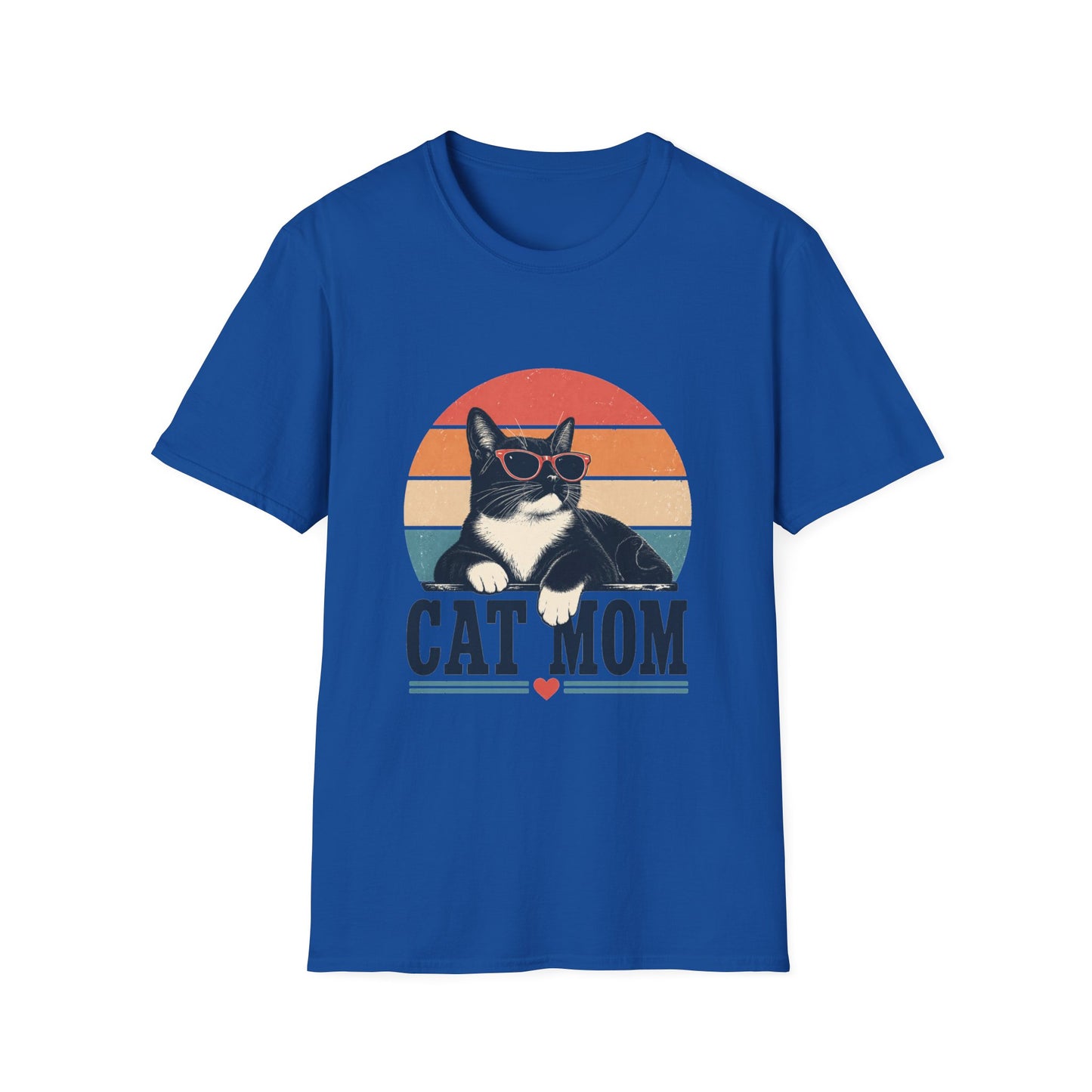 Cat Mom T-Shirt Tuxedo Cat