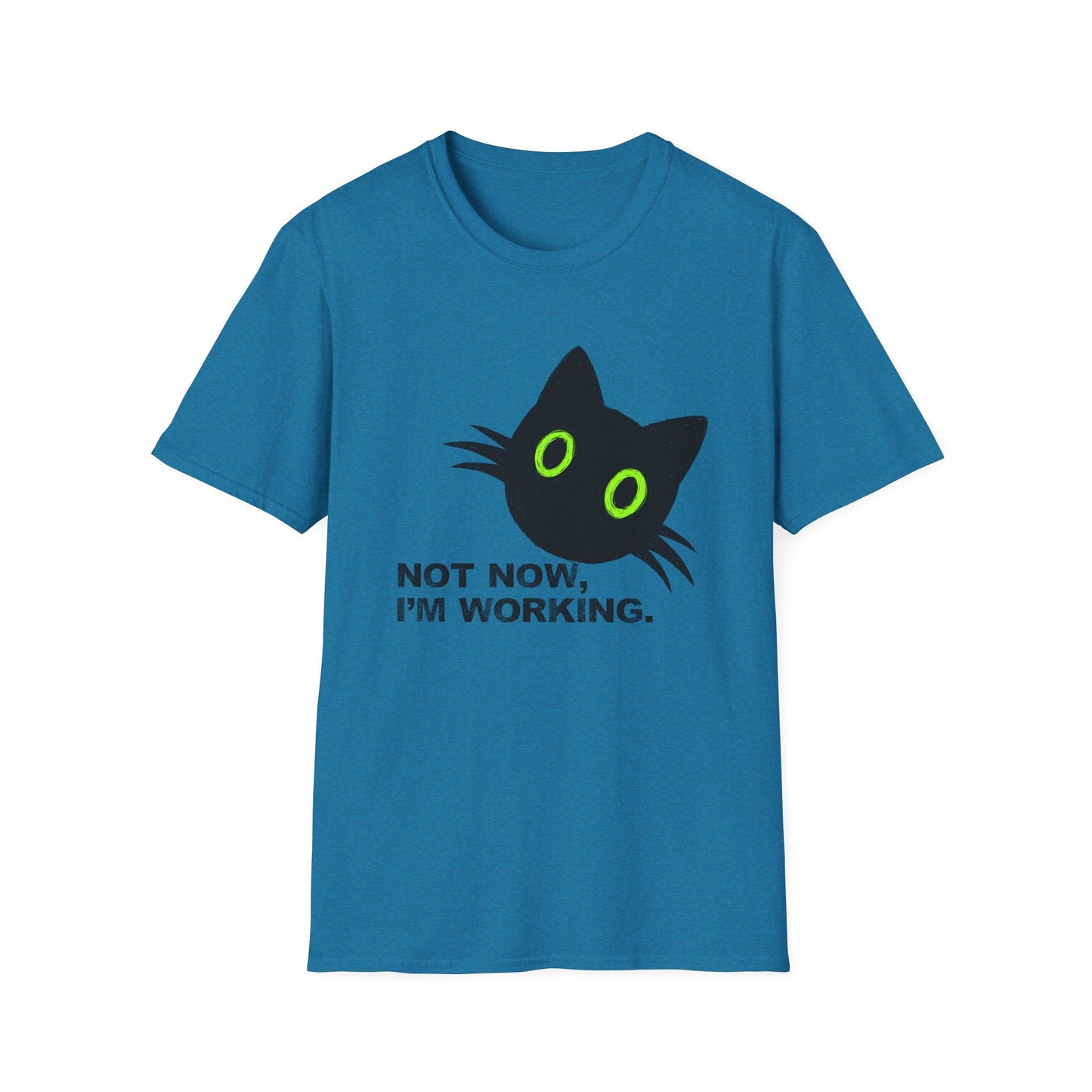 Not Now, I'm Working Cat T-shirt