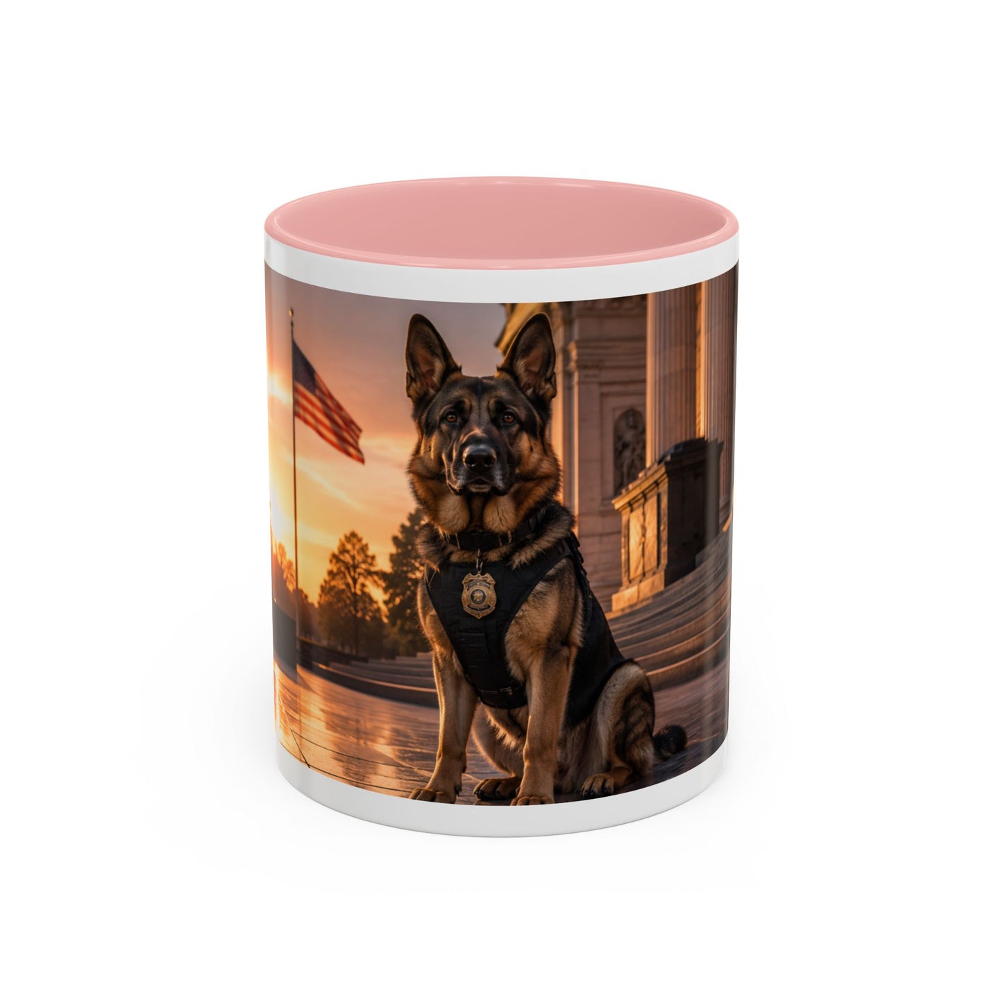 Patriotic K9 Police Dog Coffee Mug (11oz)