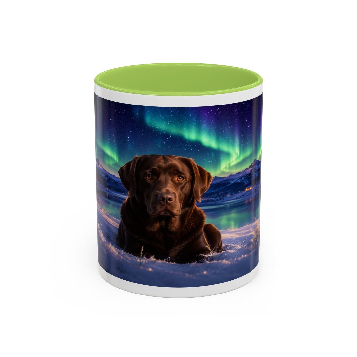Chocolate Lab Aurora Coffee Mug (11oz)