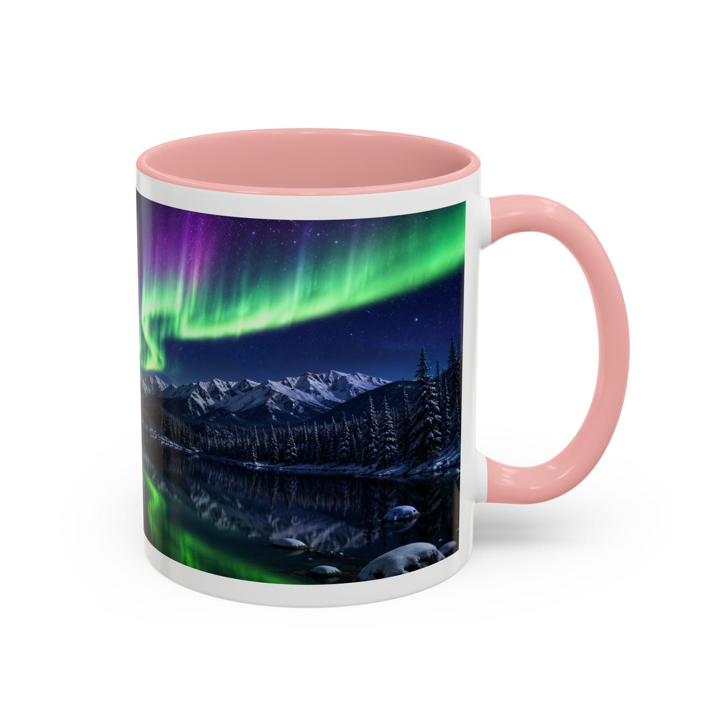 American Bulldog Aurora Night Coffee Mug
