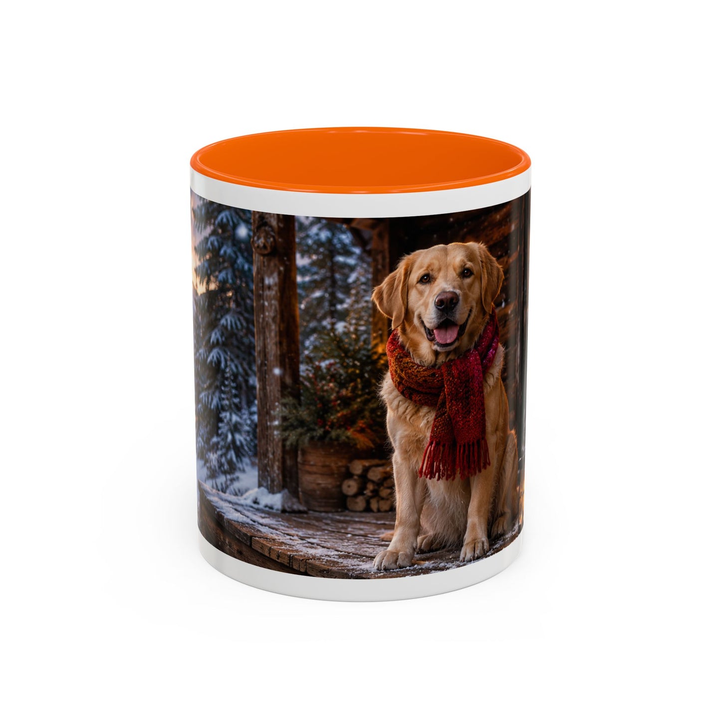 Golden Retriever Winter Holiday Coffee Mug (11oz)