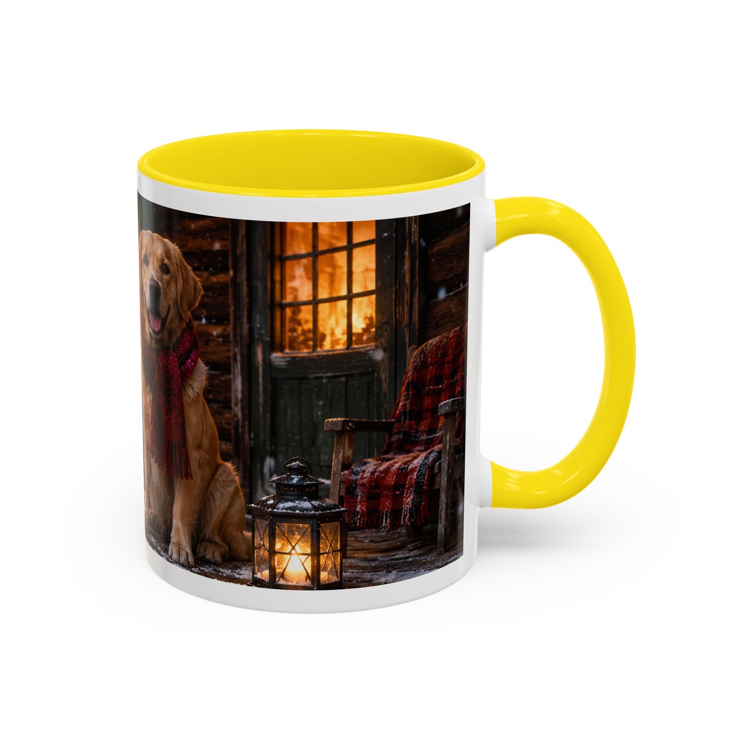 Golden Retriever Winter Holiday Coffee Mug (11oz)