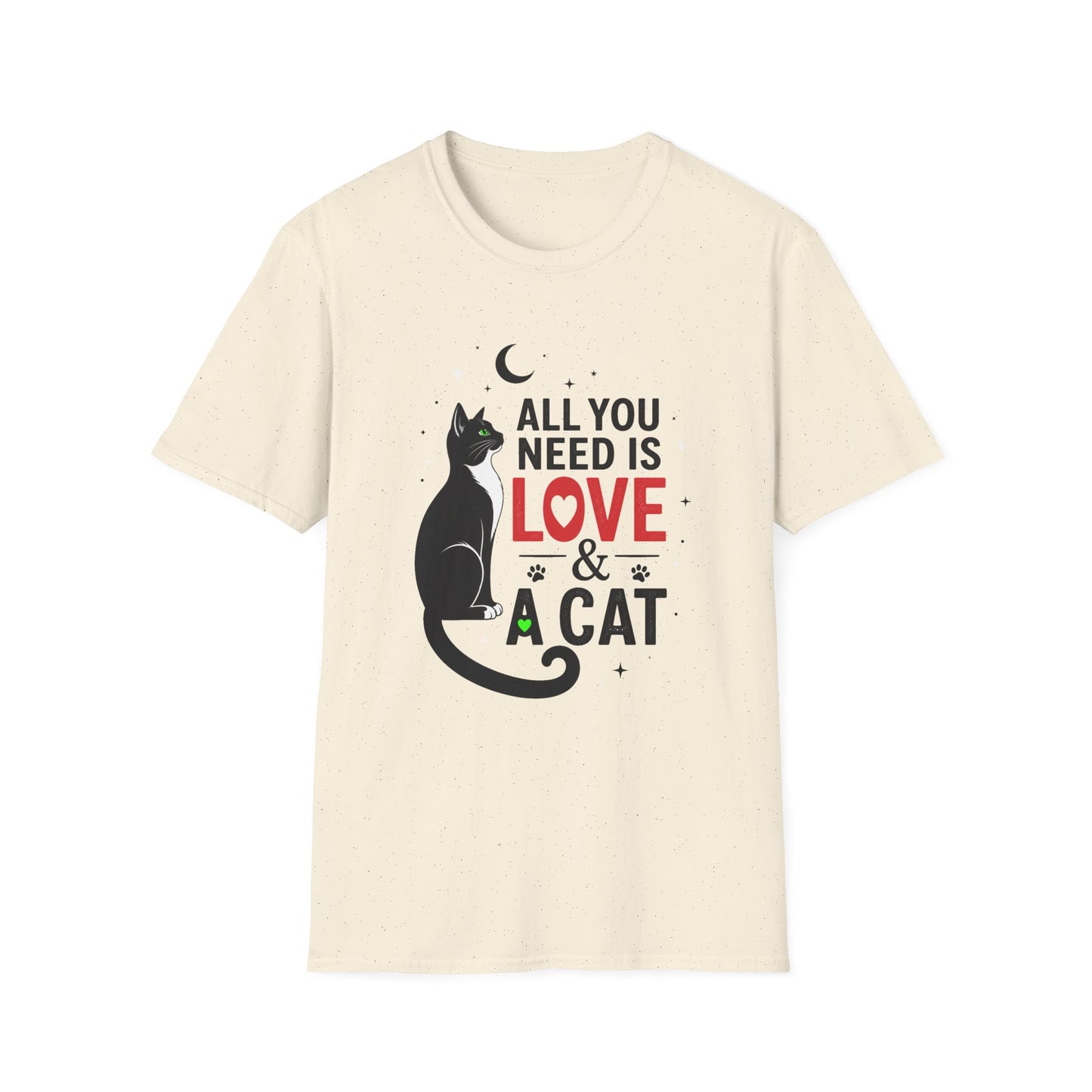 All You Need Is Love & A Cat T-Shirt