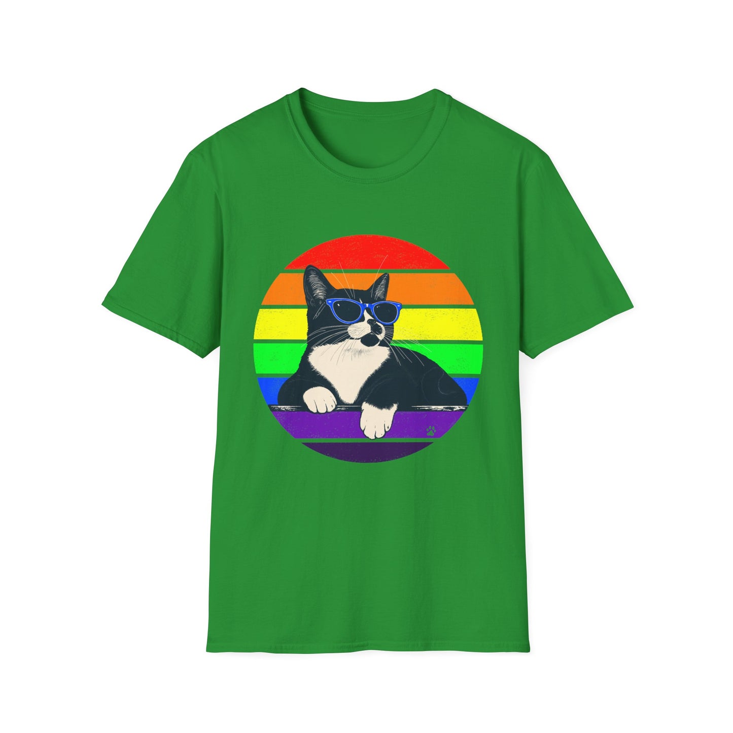 Rainbow Retro Graphic Charlie T-Shirt